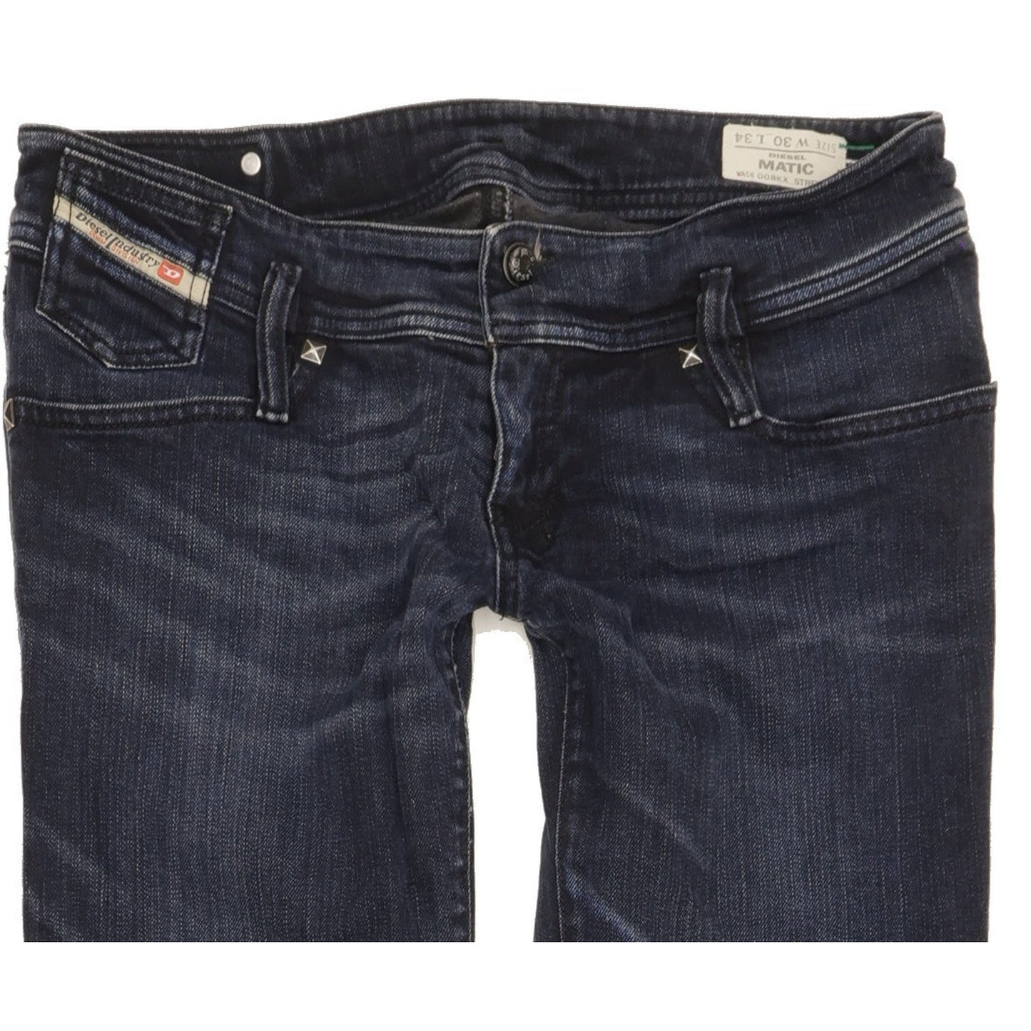 Diesel Men Blue Skinny Slim Stretch Jeans W30 L33