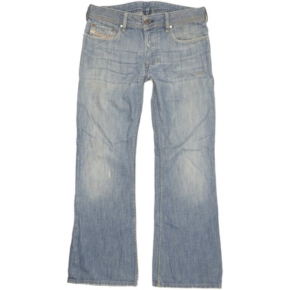 Diesel Zathan Men Blue Bootcut Regular Jeans W30 L30