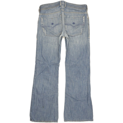 Diesel Zathan Men Blue Bootcut Regular Jeans W30 L30