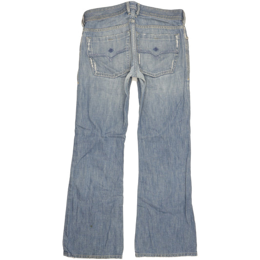 Diesel Zathan Men Blue Bootcut Regular Jeans W30 L30