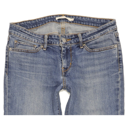Levi's 714 Men Blue Straight Slim Stretch Jeans W29 L33