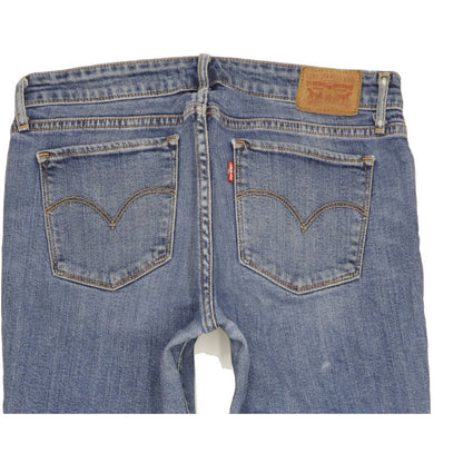 Levi's 714 Men Blue Straight Slim Stretch Jeans W29 L33
