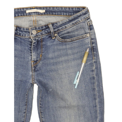 Levi's 714 Men Blue Straight Slim Stretch Jeans W29 L33