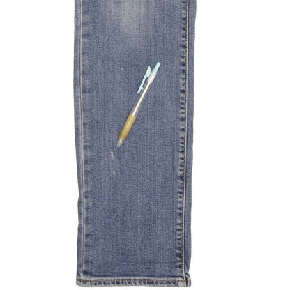 Levi's 714 Men Blue Straight Slim Stretch Jeans W29 L33