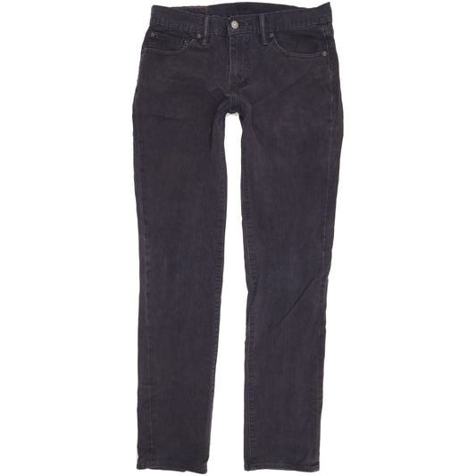 Levi's 511 Men Navy Straight Slim Jeans W32 L33
