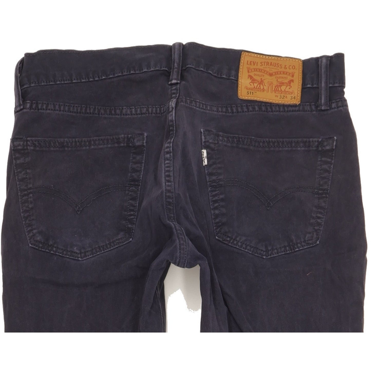 Levi's 511 Men Navy Straight Slim Jeans W32 L33