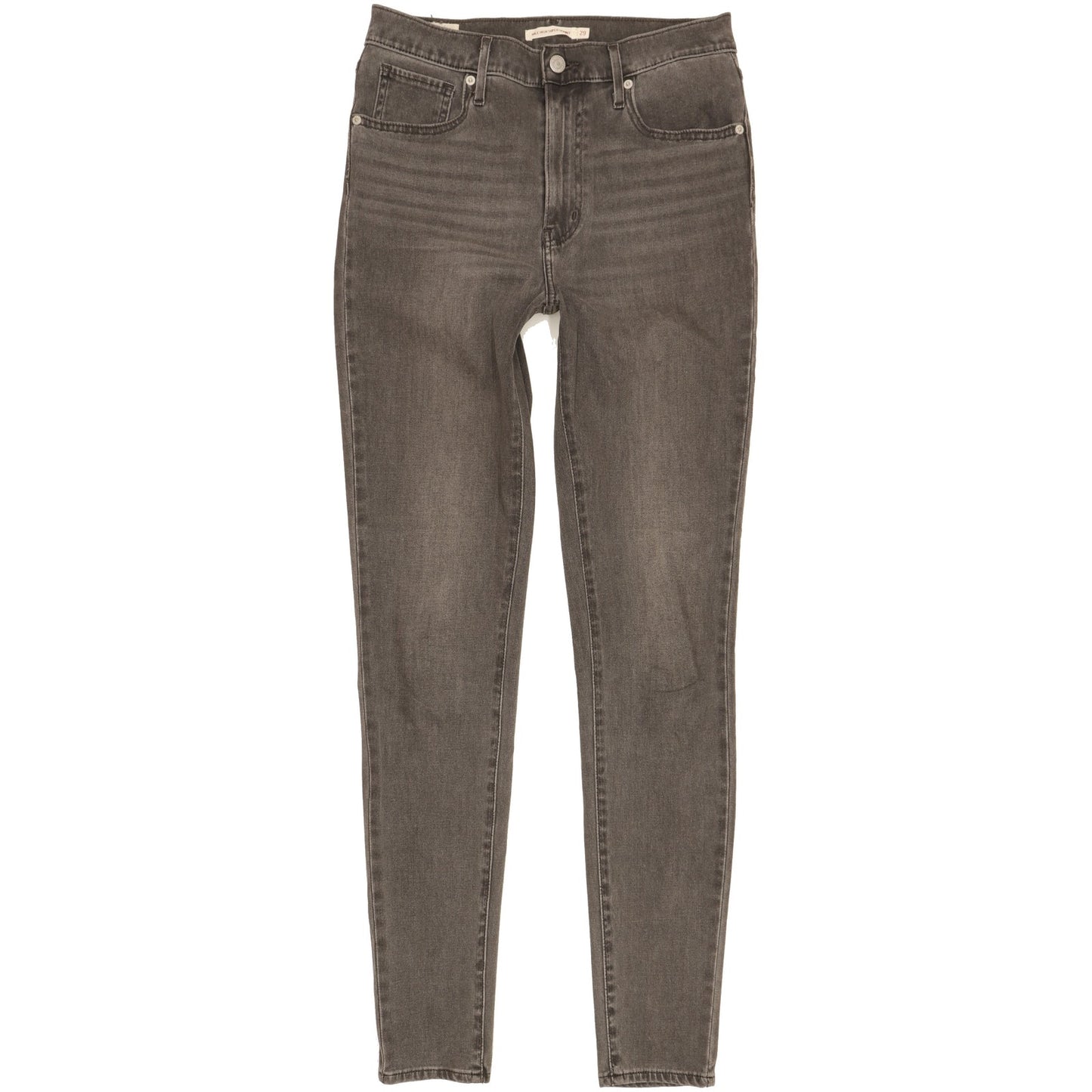 Levi's Mile Grey Skinny Slim Stretch Jeans High Waisted W29 L32