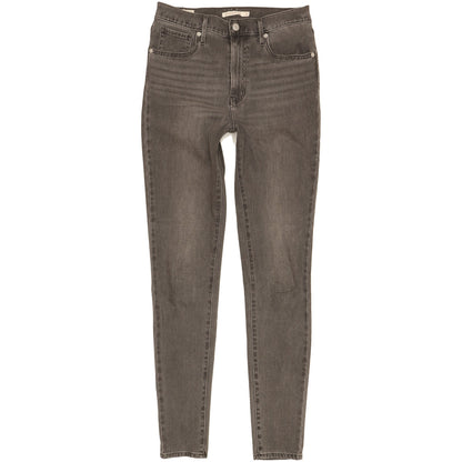 Levi's Mile Grey Skinny Slim Stretch Jeans High Waisted W29 L32