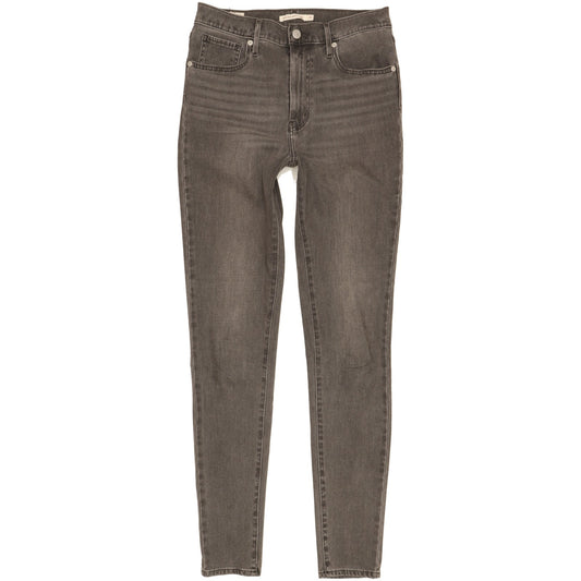 Levi's Mile Grey Skinny Slim Stretch Jeans High Waisted W29 L32