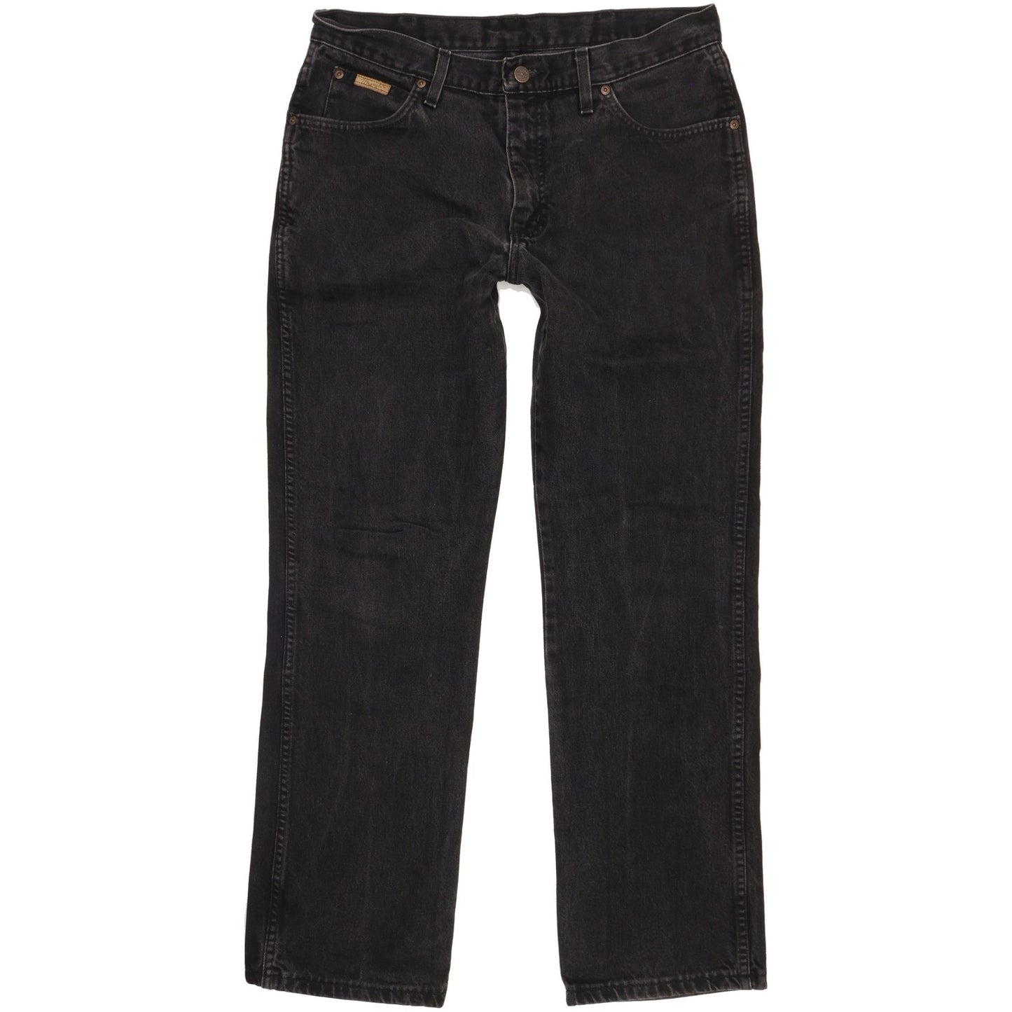 Wrangler Alaska Men Black Straight Regular Jeans W34 L31