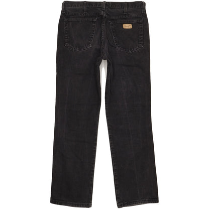 Wrangler Alaska Men Black Straight Regular Jeans W34 L31