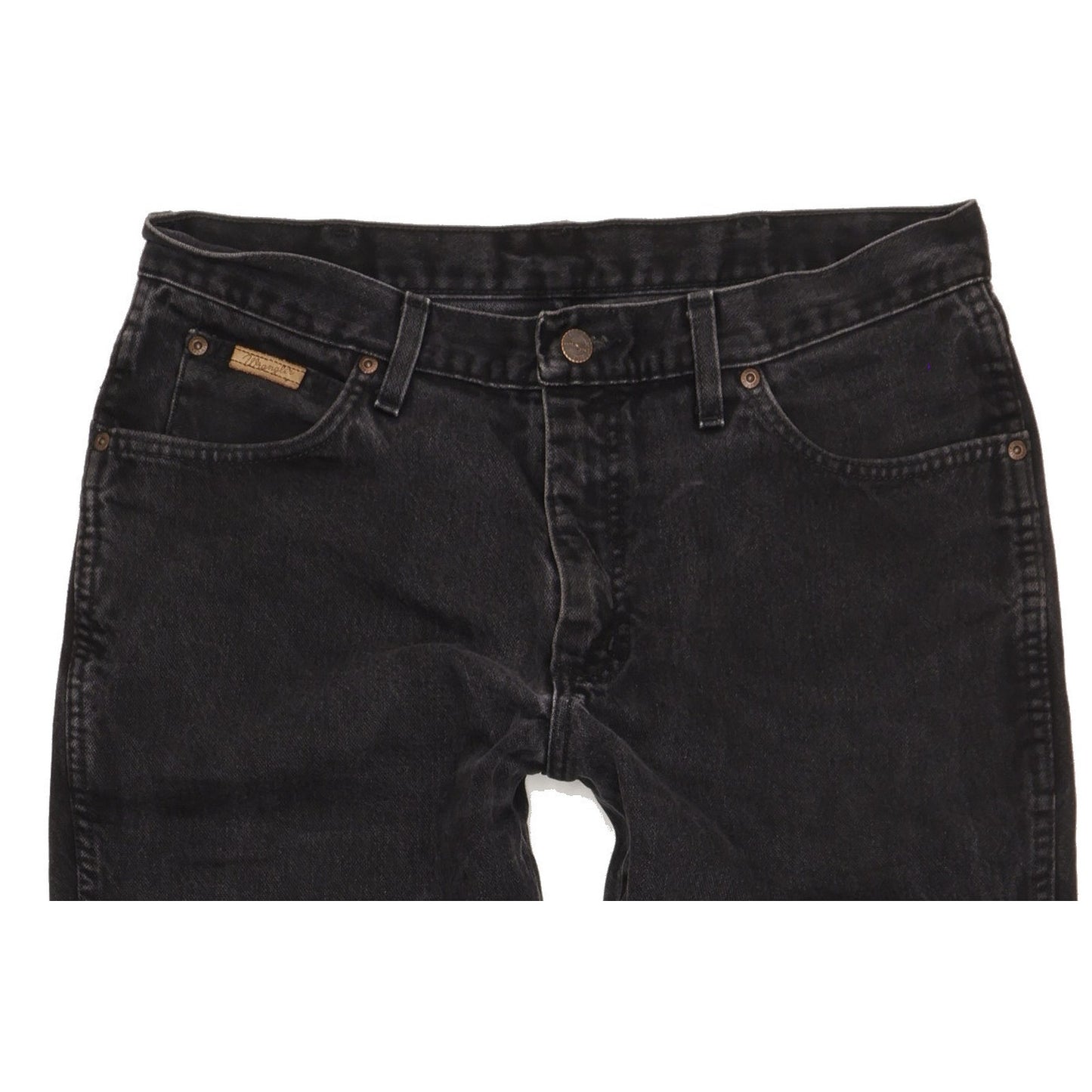 Wrangler Alaska Men Black Straight Regular Jeans W34 L31