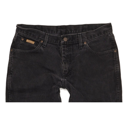 Wrangler Alaska Men Black Straight Regular Jeans W34 L31