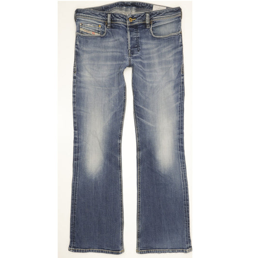 Diesel Zathan Men Blue Bootcut Regular Stretch Jeans W32 L31