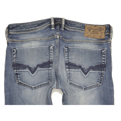 Diesel Zathan Men Blue Bootcut Regular Stretch Jeans W32 L31