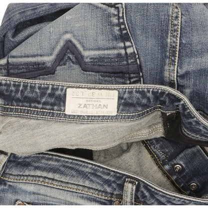 Diesel Zathan Men Blue Bootcut Regular Stretch Jeans W32 L31