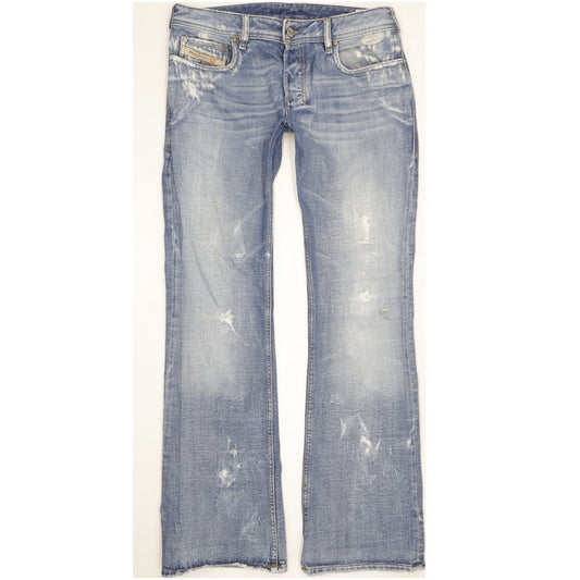 Diesel Zathan Men Blue Bootcut Regular Jeans W31 L34