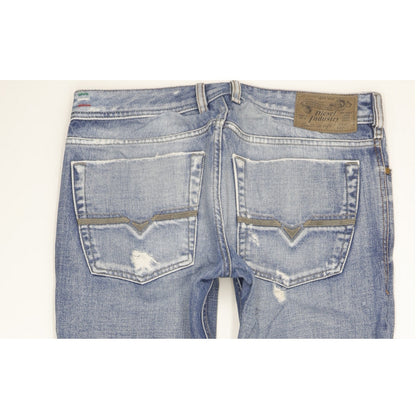 Diesel Zathan Men Blue Bootcut Regular Jeans W31 L34