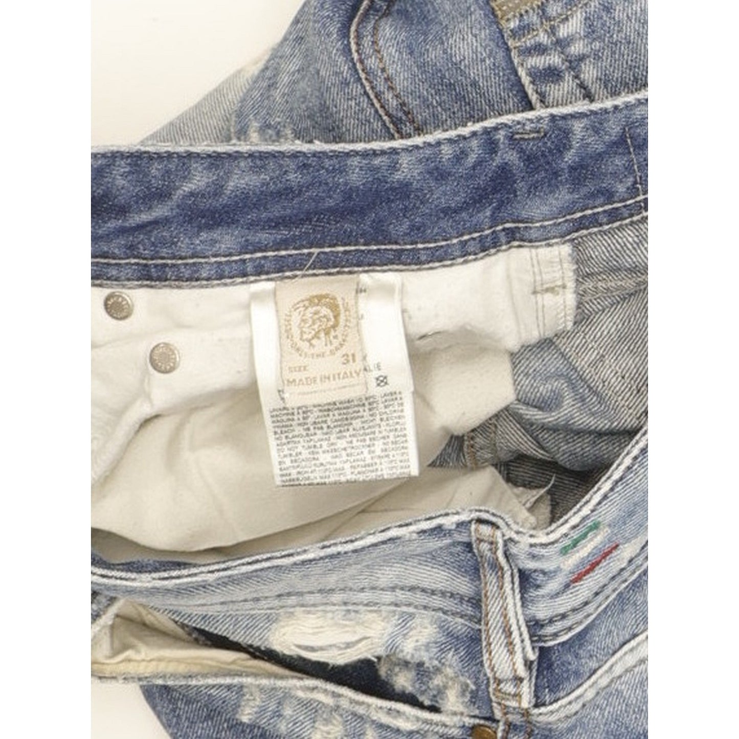 Diesel Zathan Men Blue Bootcut Regular Jeans W31 L34