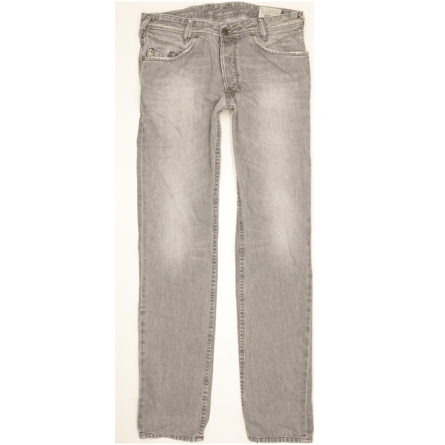 Diesel Iakop Men Grey Straight Regular Jeans W31 L34