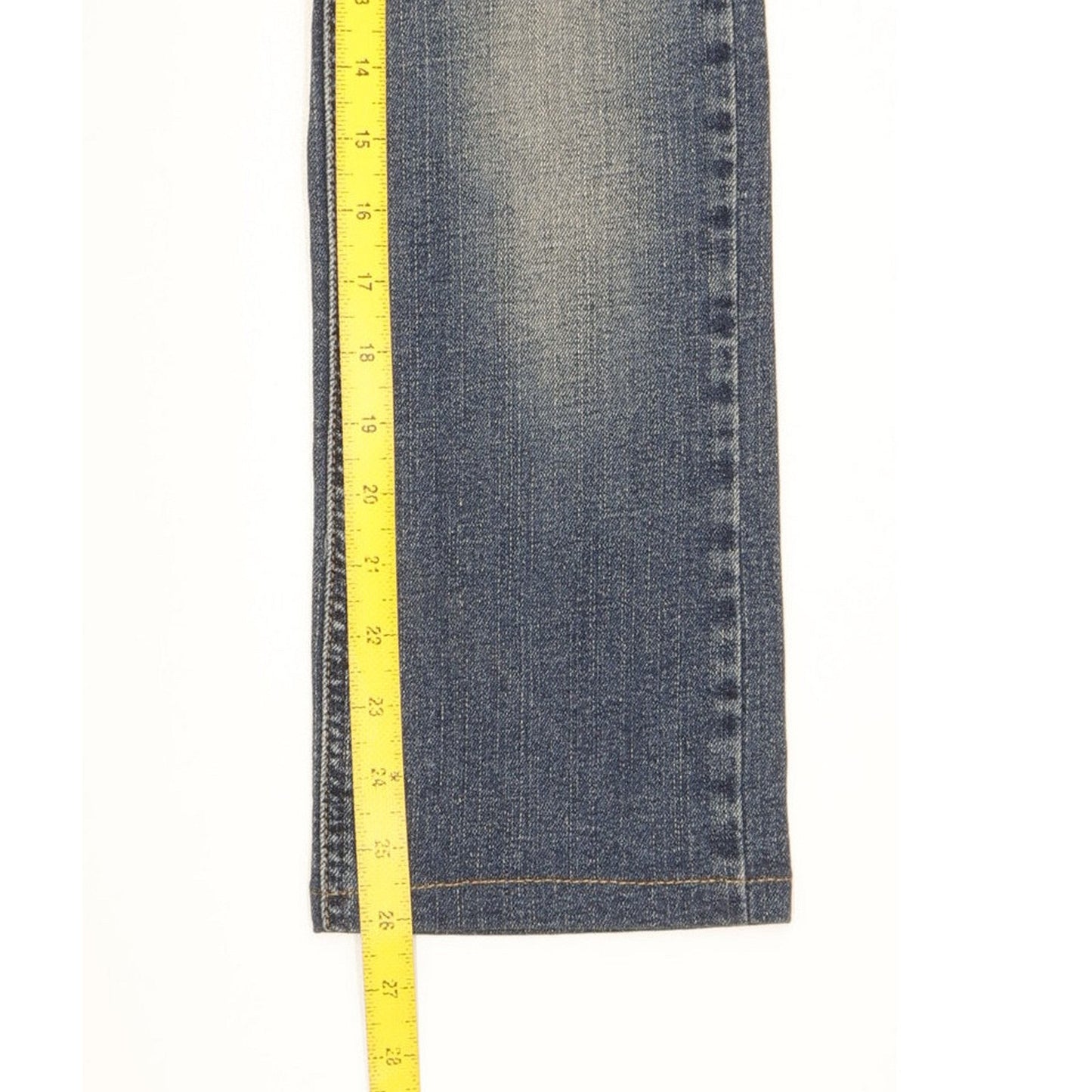 Diesel Keate Women Blue Straight Slim Stretch Jeans W28 L26