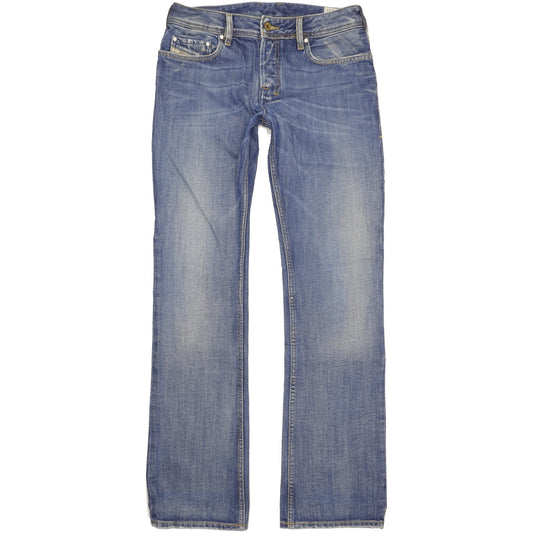 Diesel Zatiny Men Blue Bootcut Regular Jeans W31 L34