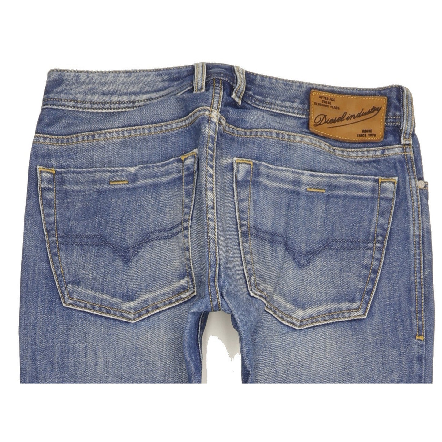 Diesel Zatiny Men Blue Bootcut Regular Jeans W31 L34
