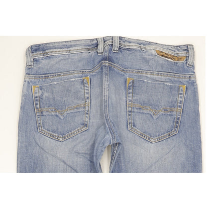 Diesel Safado Men Blue Straight Regular Stretch Jeans W33 L32