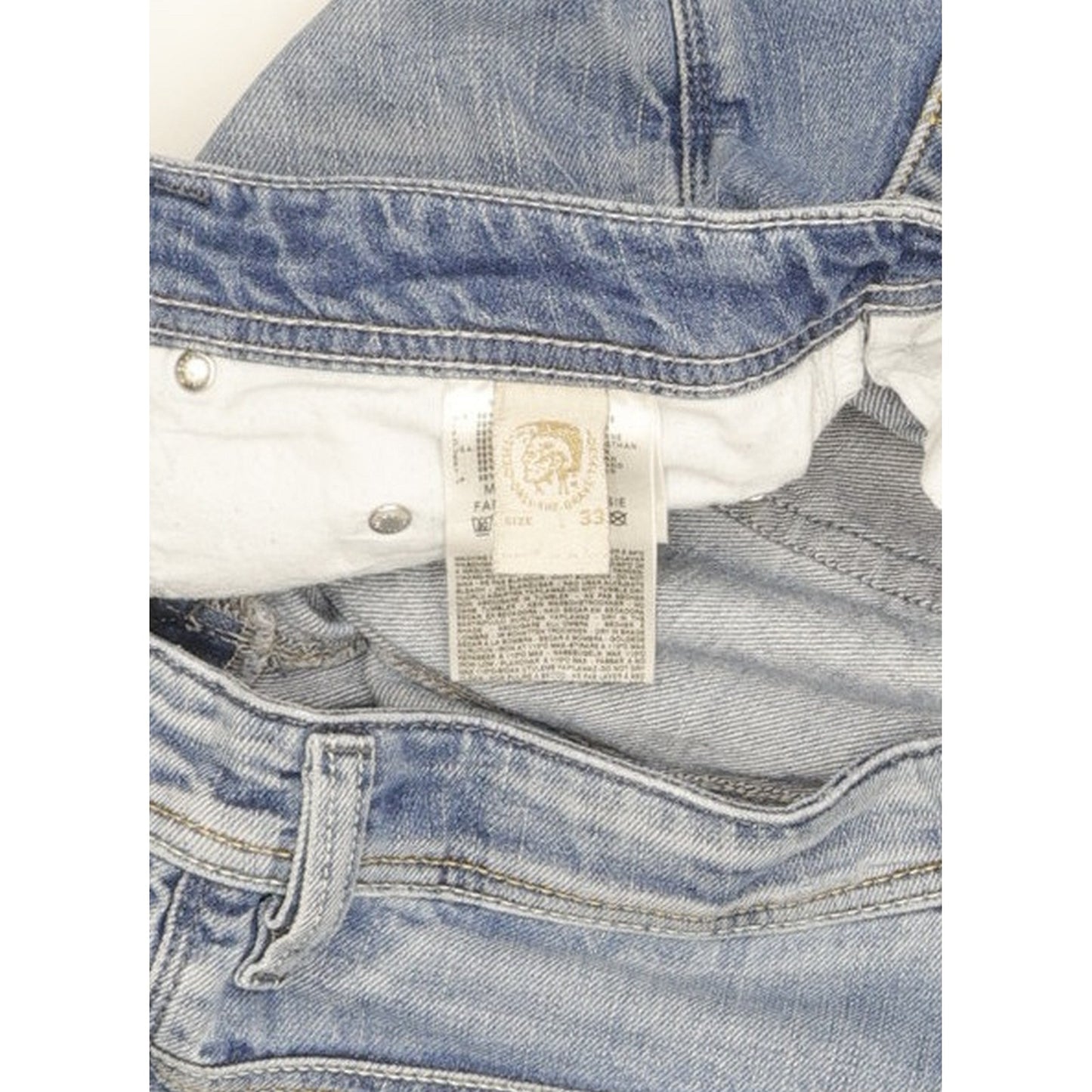 Diesel Safado Men Blue Straight Regular Stretch Jeans W33 L32