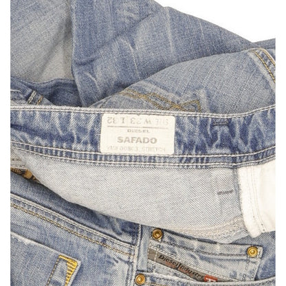Diesel Safado Men Blue Straight Regular Stretch Jeans W33 L32