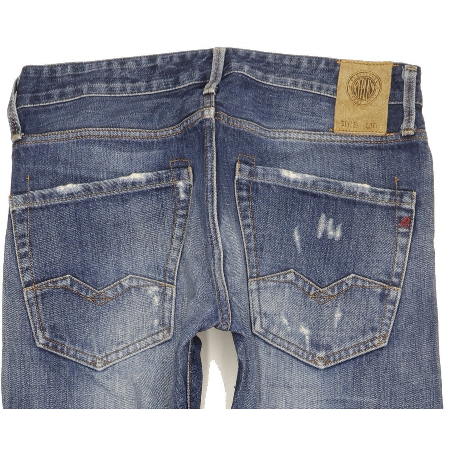 Replay Men Blue Straight Slim Jeans W31 L32