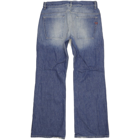 Diesel Ravix Men Blue Bootcut Regular Jeans W34 L31
