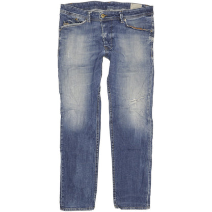Diesel Darron Men Blue Straight Regular Stretch Jeans W34 L30