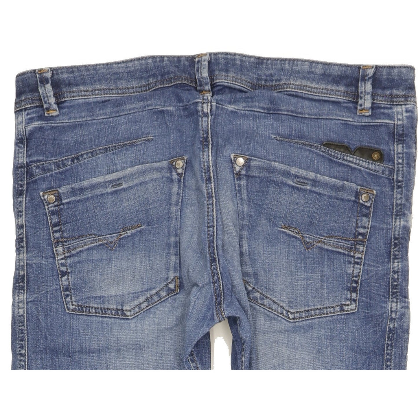 Diesel Darron Men Blue Straight Regular Stretch Jeans W34 L30