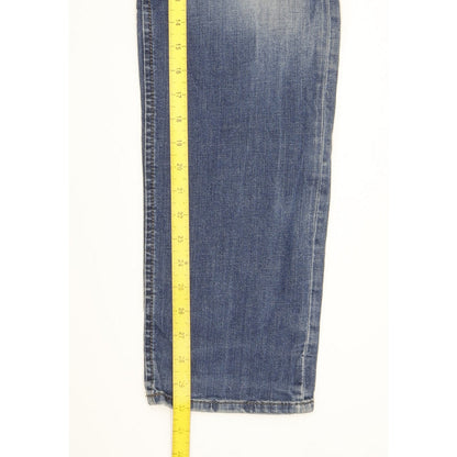 Diesel Darron Men Blue Straight Regular Stretch Jeans W34 L30