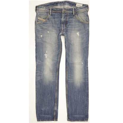 Diesel Krooley Men Blue Straight Regular Jeans W32 L30