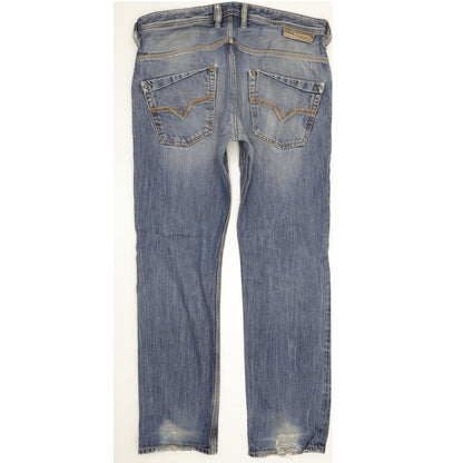 Diesel Krooley Men Blue Straight Regular Jeans W32 L30