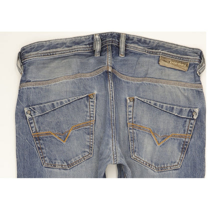 Diesel Krooley Men Blue Straight Regular Jeans W32 L30