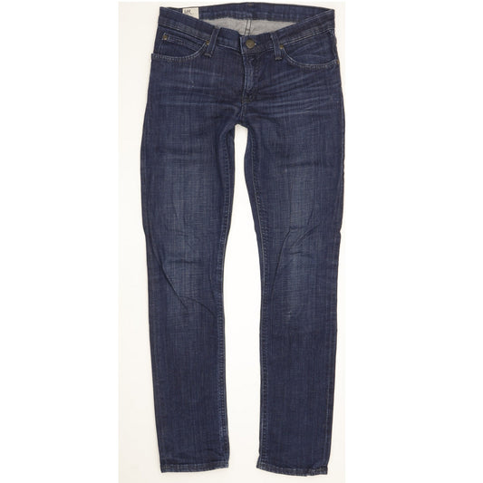 Lee Jade Women Blue Skinny Slim Stretch Jeans W28 L29