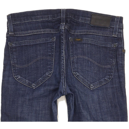 Lee Jade Women Blue Skinny Slim Stretch Jeans W28 L29