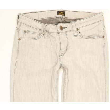 Lee Scarlett Women Grey Skinny Slim Stretch Jeans W26 L26