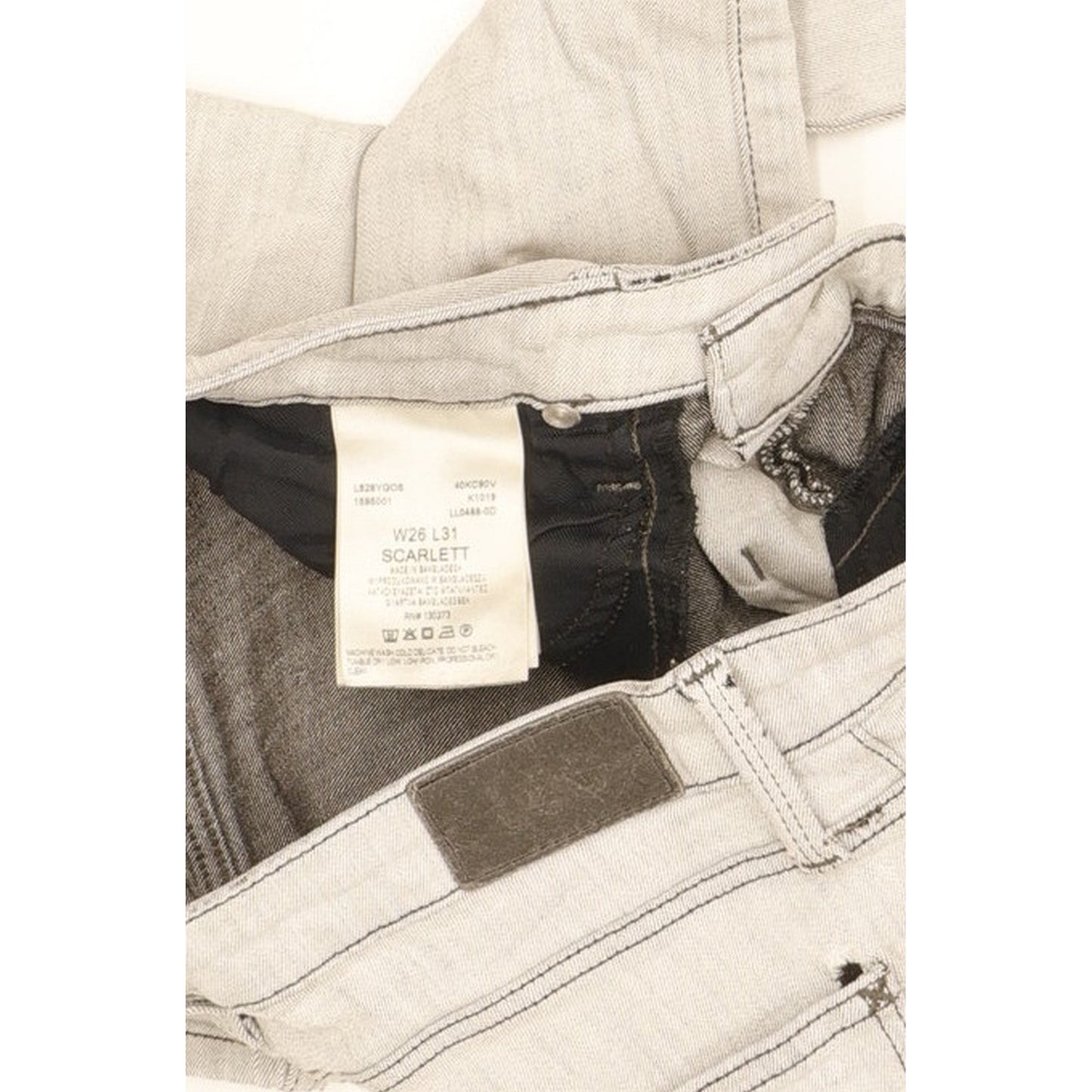 Lee Scarlett Women Grey Skinny Slim Stretch Jeans W26 L26