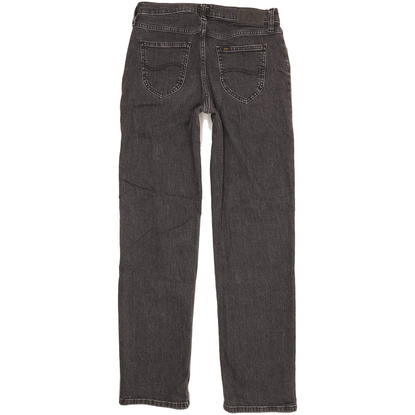 Lee Jane Women Black Straight Regular Stretch Jeans W27 L31