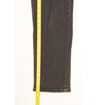 Lee Jane Women Black Straight Regular Stretch Jeans W27 L31
