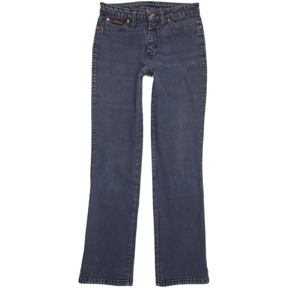 Wrangler Curved Women Blue Bootcut Slim Stretch Jeans W29 L31