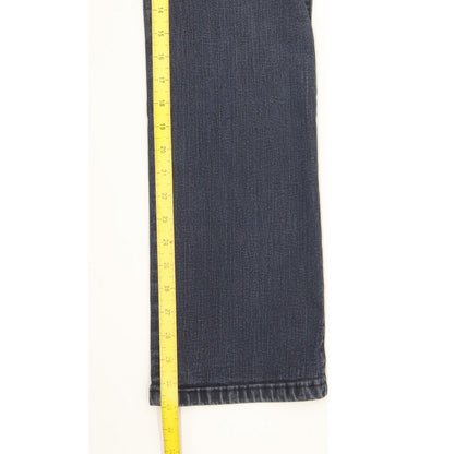 Wrangler Curved Women Blue Bootcut Slim Stretch Jeans W29 L31