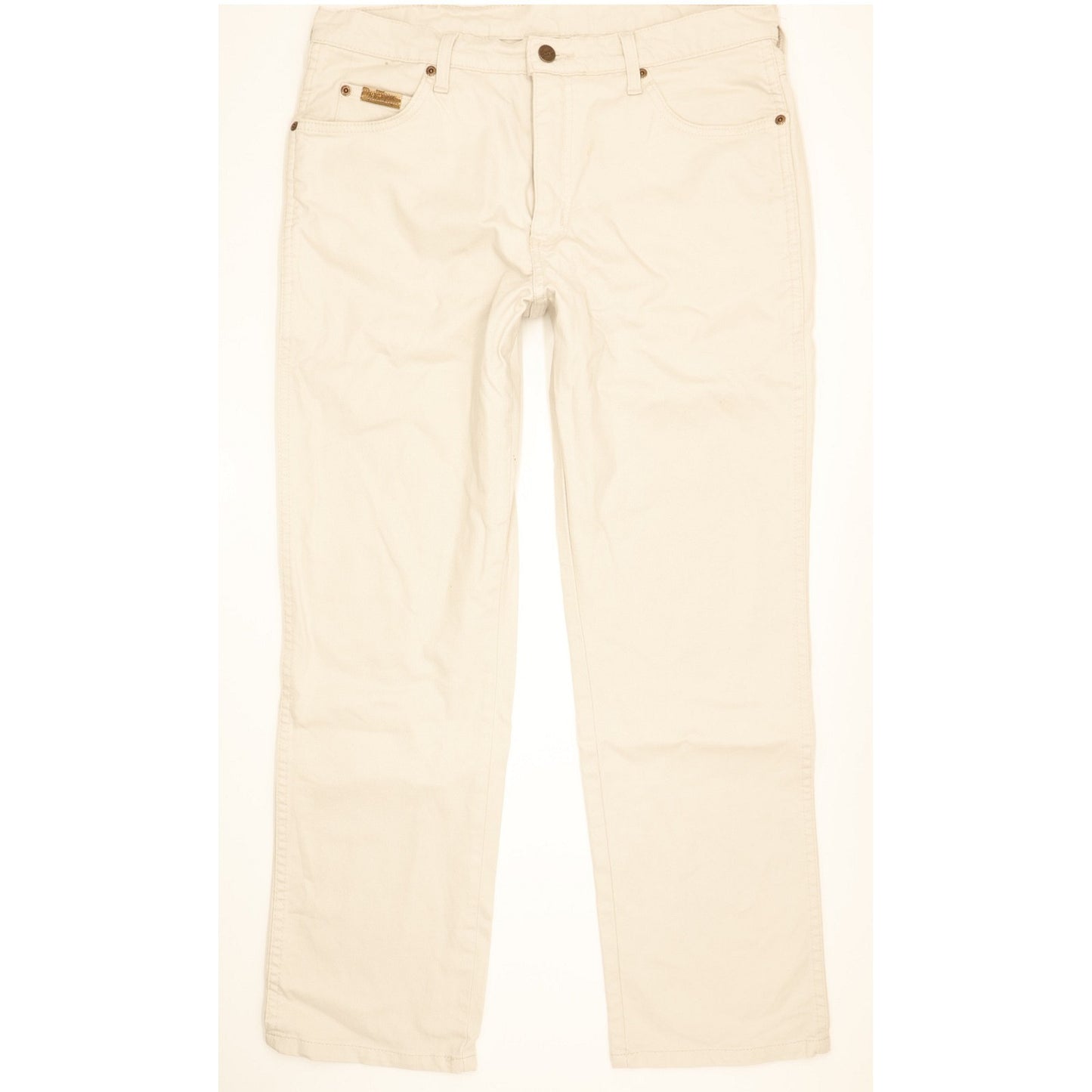 Wrangler Texas Men Beige Straight Regular Stretch Jeans W34 L29