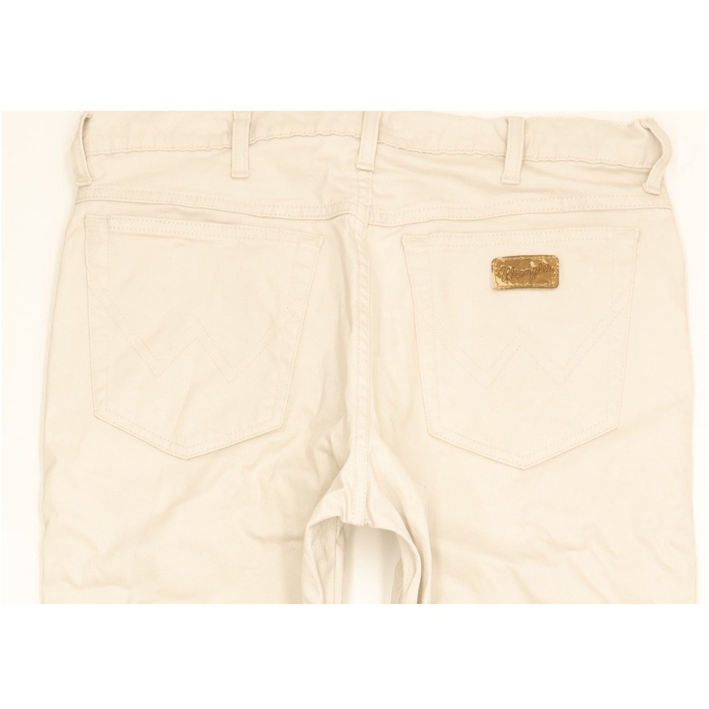 Wrangler Texas Men Beige Straight Regular Stretch Jeans W34 L29