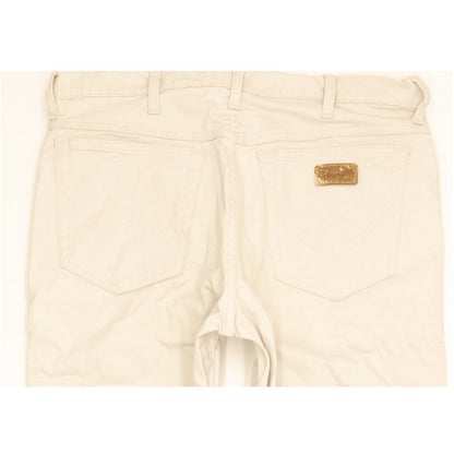 Wrangler Texas Men Beige Straight Regular Stretch Jeans W34 L29