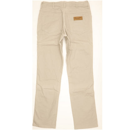 Wrangler Texas Men Beige Straight Regular Stretch Jeans W34 L33